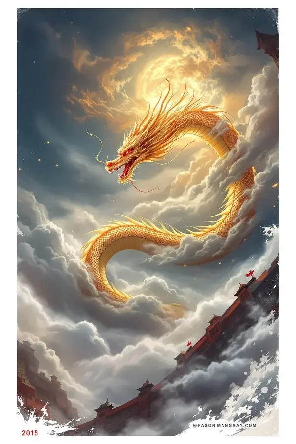 龙的传人·龙年 封面，动漫，2024